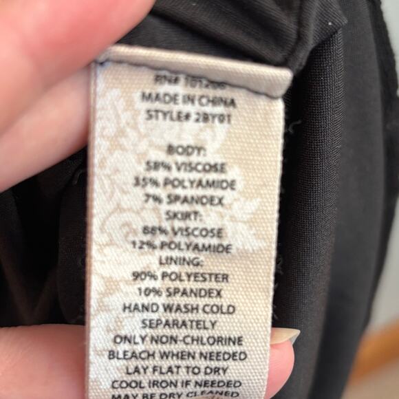 Soft Surroundings Black Palamero Maxi Dress - size Medium - Picture 6 of 6